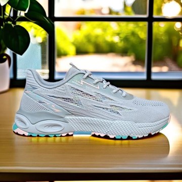 春夏體測鞋女單網防滑耐磨橡膠大底運動休閑鞋女跑步鞋潮鞋