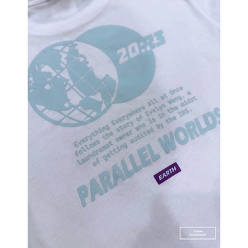E7th.重磅PARALLEL星球短T-白 (E7S880392303)
