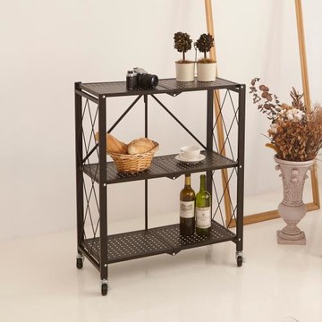 HR安室家 萬用三層可移式置物推車 餐車 KCF06