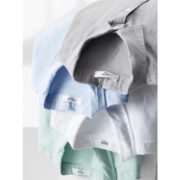 春夏季新薄款高級感棉麻襯衣男寬松休閑長袖亞麻襯衫外套白色寸衫