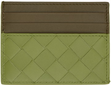 Bottega Veneta 绿色 Intrecciato 卡包