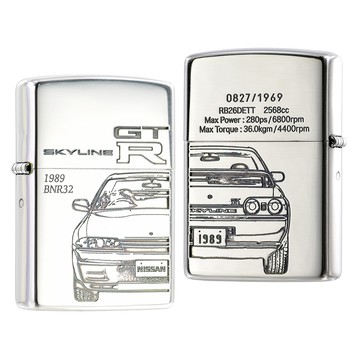 Zippo 【官方授權店】 GT-R BNR32 GT-R 1989年BNR32車款防風打火機