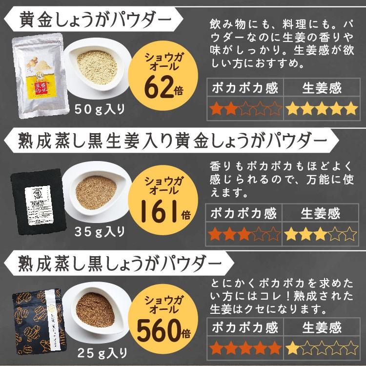 生姜 しょうが 選べる生姜パウダー 鹿児島県産100% 黒蒸し生姜 ウルトラ蒸し生姜 ウルトラ生姜