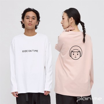 plain-me [NORITAKE 安全帽頭像] 長袖 tee 大學t t恤 [CRV0163-242]