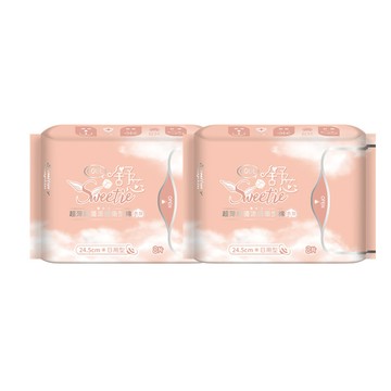 [家速配]舒芯超薄抑菌涼感衛生棉日用型2包8片24.5