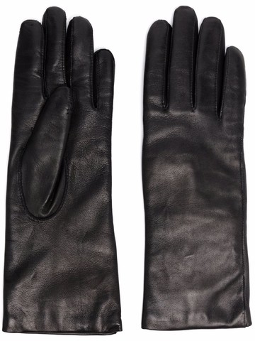 Mackintosh - Helene leather gloves - women - Sheepskin - S - Black