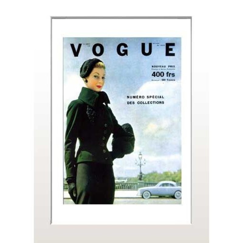 ヴォーグポスターフレーム ヴォーグズ ポスター VOGUEフランス版1952年