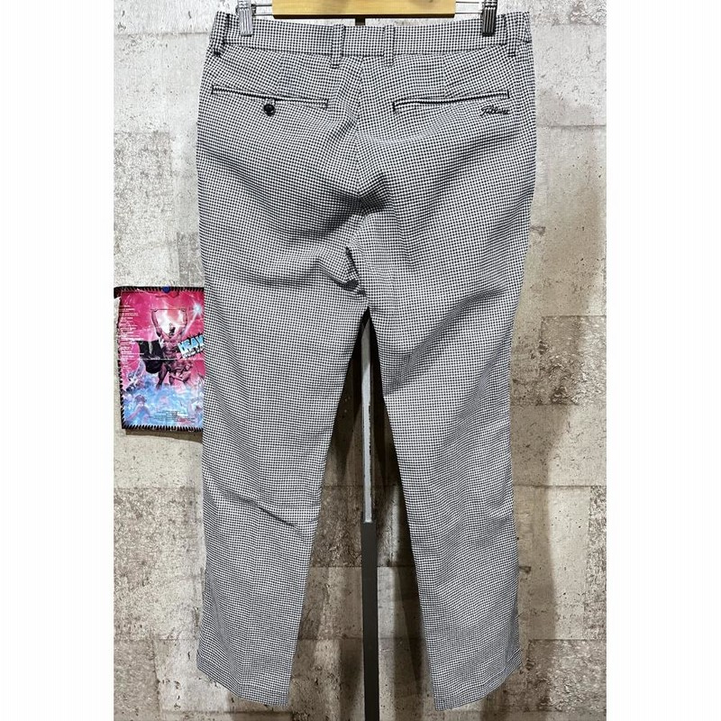 美品 タイトリスト ゴルフ 千鳥格子 秋冬 ストレッチパンツ 82  