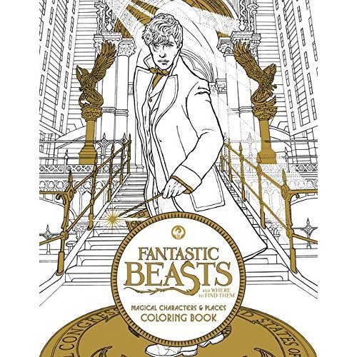 Fantastic Beasts and Where to Find Them: Magical Characters and Places Coloring Book