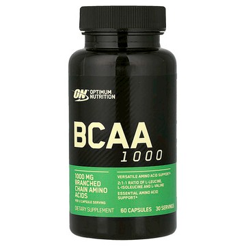 Optimum Nutrition, BCAA 1000，60 粒膠囊