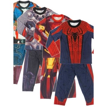 圣誕節兒童表演服裝 美國隊長 蜘蛛俠 鋼鐵俠 雷神 透氣男童套裝