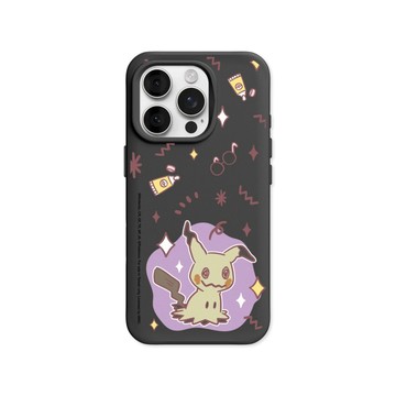 RHINOSHIELD iPhone 15/Plus/Pro/Pro Max SolidX 強化吸震緩衝防摔手機殼｜寶可夢-暖色-謎擬Q