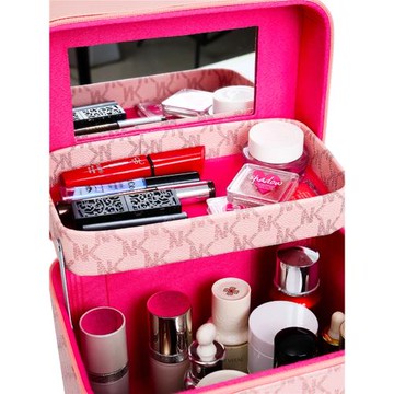 韓國化妝包女便攜式2025新款超火大容量化妝品收納包盒網紅手提箱
