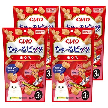 INABA CIAO 啾嚕 零食肉泥  鮪魚  36g  4袋