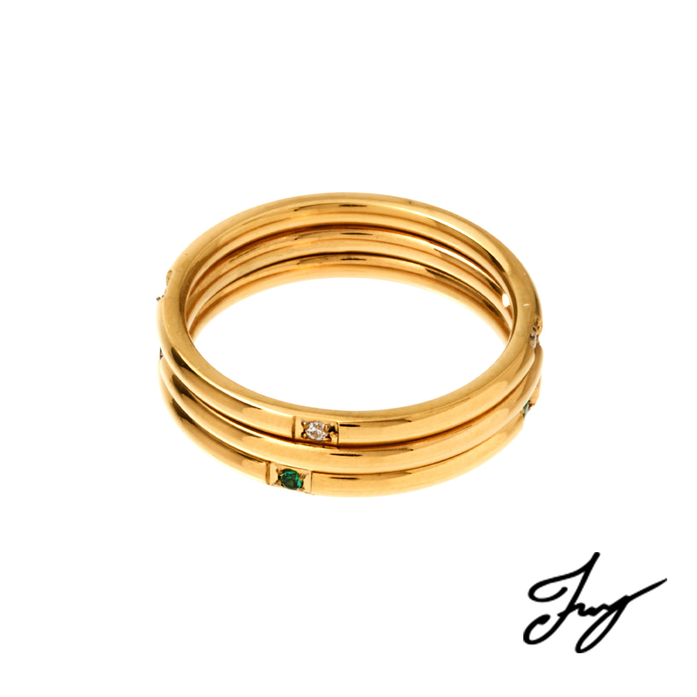 [郁欣聯名款/鍍18K金] 質感微光戒指組 / 3 size / Quality Shimmer Ring Set推薦 | 新光三越skm ...