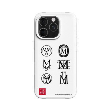 iPhone 16 Pro SolidX 白 - The MET - THE MET 復古 logo