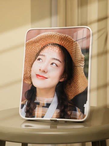 相框擺臺制作洗照片創意個性定制水晶婚紗照像框掛墻擺件來圖定做