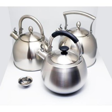 加厚復合底大容量304響水壺一次燒水壺34567升帶鳴音燃氣電磁爐