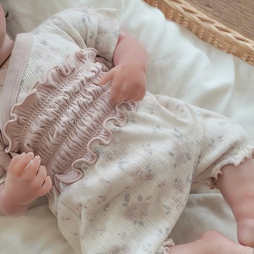 peekaboo Yukata花卉浴衣新生兒套裝｜新生兒衣服 嬰兒帽子 寶寶衣服 嬰兒衣服 寶寶套裝 韓國童裝