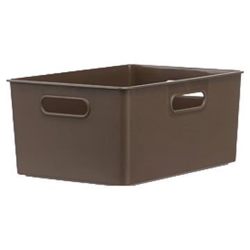 KEYWAY 聯府 博多收納盒  咖啡色  5L  1個