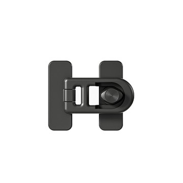 【iSFun】安全防護 旋鈕式多功能對開式安全鎖/黑色2入