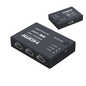 切換器 HDMI 3進1出切換器 三進一出 4K2K遙控影音分配器