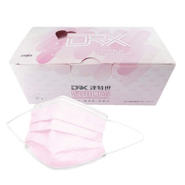 達特世醫用口罩成人櫻花粉50入