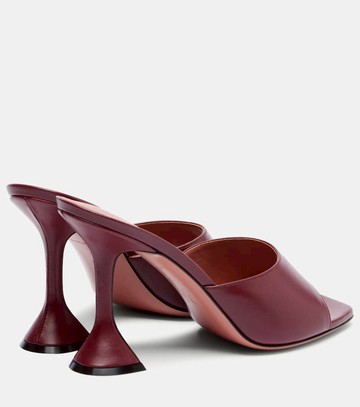 Amina Muaddi Lupita 95 leather mules