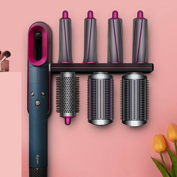 戴森卷發棒收納架8頭支架免打孔適用Dyson電卷棒置物架壁掛架家用