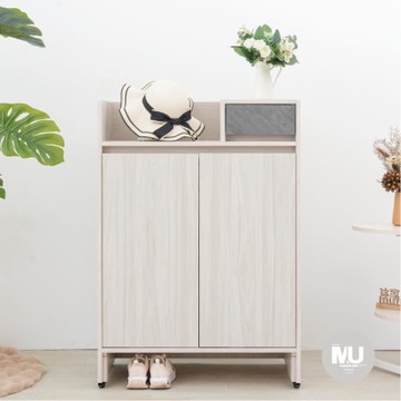 沐家具 mufurniture 台灣製造 Madril 白榆木2.7尺鞋櫃/玄關收納