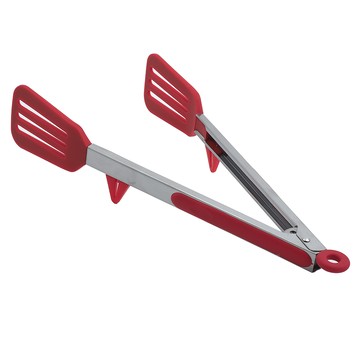 雅緻可立式矽膠鏟夾-33cm-紅色-2支