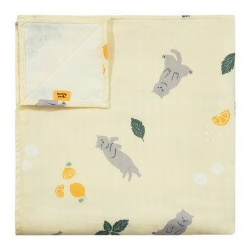 Runny yolk. 朗尼幼克 純棉包巾  mama juice-mojito