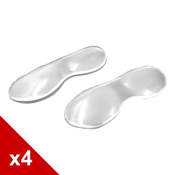 糊塗鞋匠 優質鞋材 F21 矽膠超厚5mm後跟貼 4雙