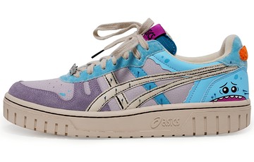 RICK AND MORTY X ASICS COURT-MZ UNISEX SNEAKERS BLUE/PURPLE