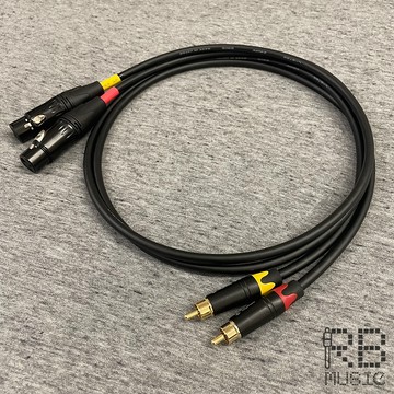 【RB MUSIC】Canare L-2T2S RCA to XLR 母頭 訊號線 手工 導線 DJ線 L 2T2S