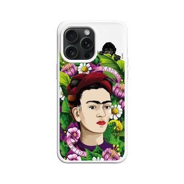 iPhone 15 Pro Max SolidX 白 - Frida Kahlo - 卡蘿與猴子