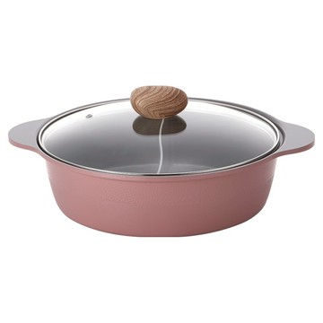 NEOFLAM 台灣原廠公司貨 IH鴛鴦鍋湯鍋  28cm  丹麥粉  1個