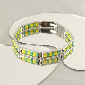 新款鈦鋼串珠手環小眾獨特設計氣質搭配手鏈歐美跨境熱銷品手環