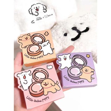 小奧汀線條小狗聯名系列 新品單色腮紅膏正品曬紅高光修容一體