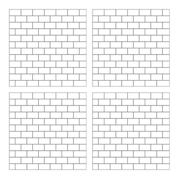 半島良品 炫染廚房防油貼磁磚貼 磚紋  4個  300 x 60cm