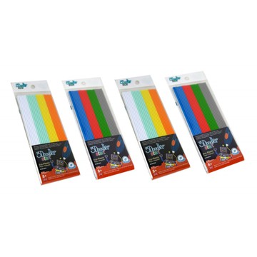 3Doodler Start 3D列印筆專用環保顏料4包（Mix-1混色2包＆Mix-2混色2包）