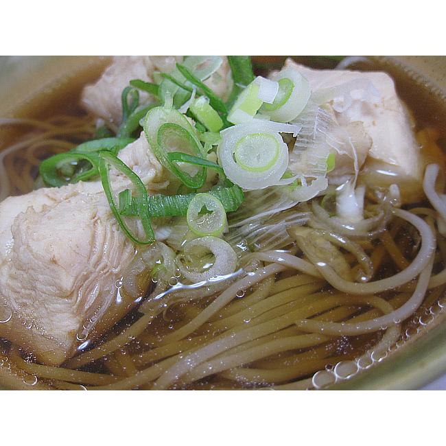 生やぶ蕎麦 (細切り、つゆ付) 田舎風味のやぶ粉使用 (田舎蕎麦風味)