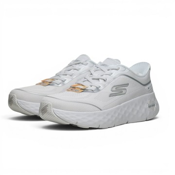SKECHERS 健走鞋 GO WALK MAX CUSHIONING 全白 瞬穿 女 126031WSL