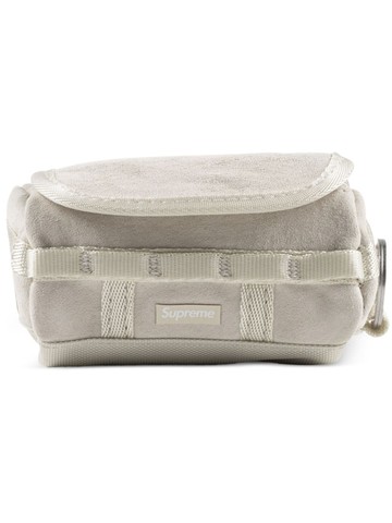 Supreme - x The North Face Base Camp duffle keychain - unisex - Suede - One Size - White
