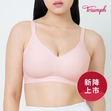 輕身自在 無鋼圈舒提內衣 柔霧粉