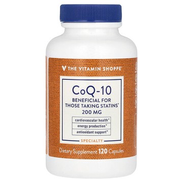 The Vitamin Shoppe, 輔酶 Q10，200 毫克，120 粒膠囊