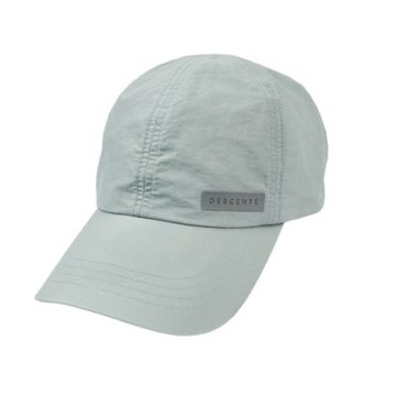 DESCENTE 迪桑特 帽子 運動帽 棒球帽 遮陽帽 快排 灰藍 SQ323UCP7B-LGRY