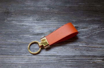 法國山羊皮鑰匙圈_寬尾版