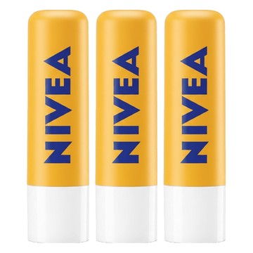 NIVEA 妮維雅 超能防曬護唇膏 SPF50  4.8g  3個  無色/無味