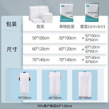一次性浴巾干旅行壓縮單獨包裝加厚加大洗澡大號酒店毛巾套顏